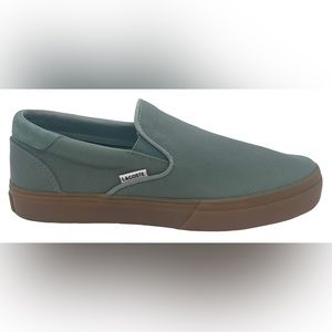 Lacoste Mens Jump Serve Canvas Vulcanised Slip On Shoes - 7-42CMA0033AAT